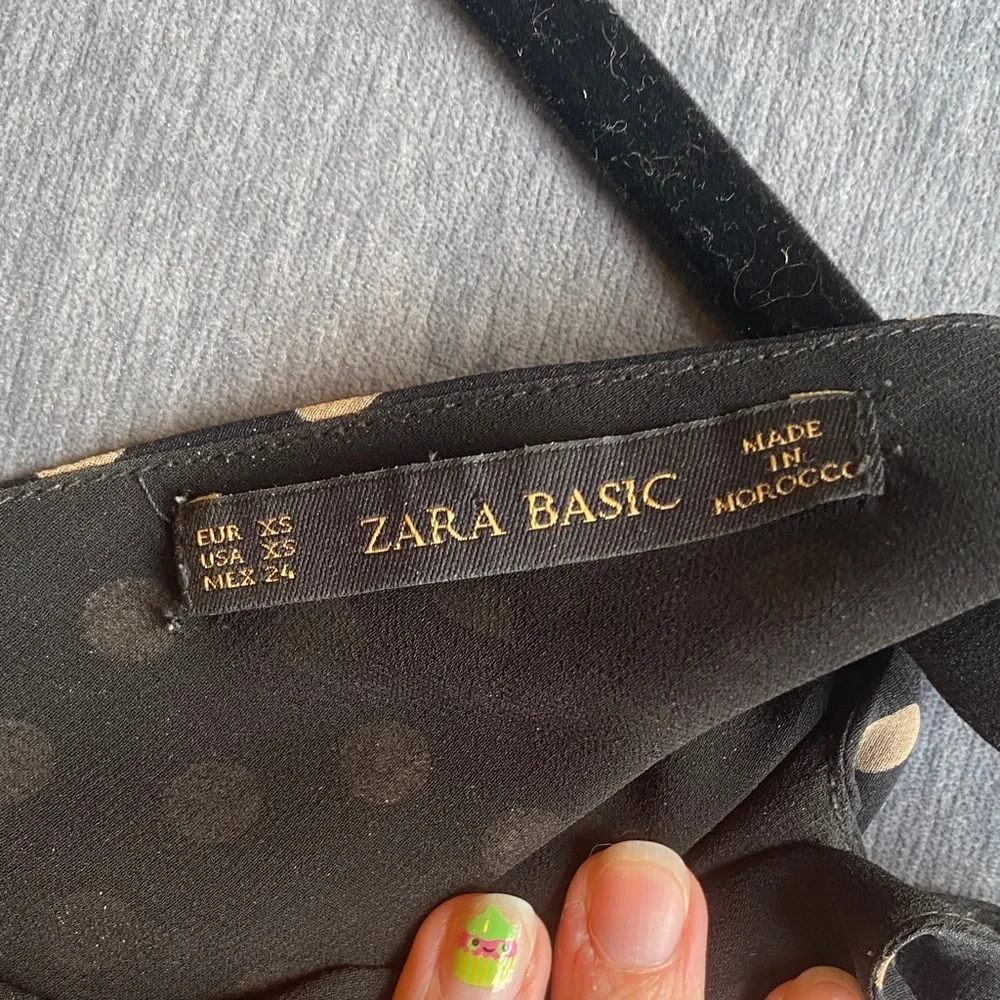 Black Polka Dot Dress - Picture 2 of 3